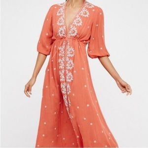 Free People Fable Midi Dress S